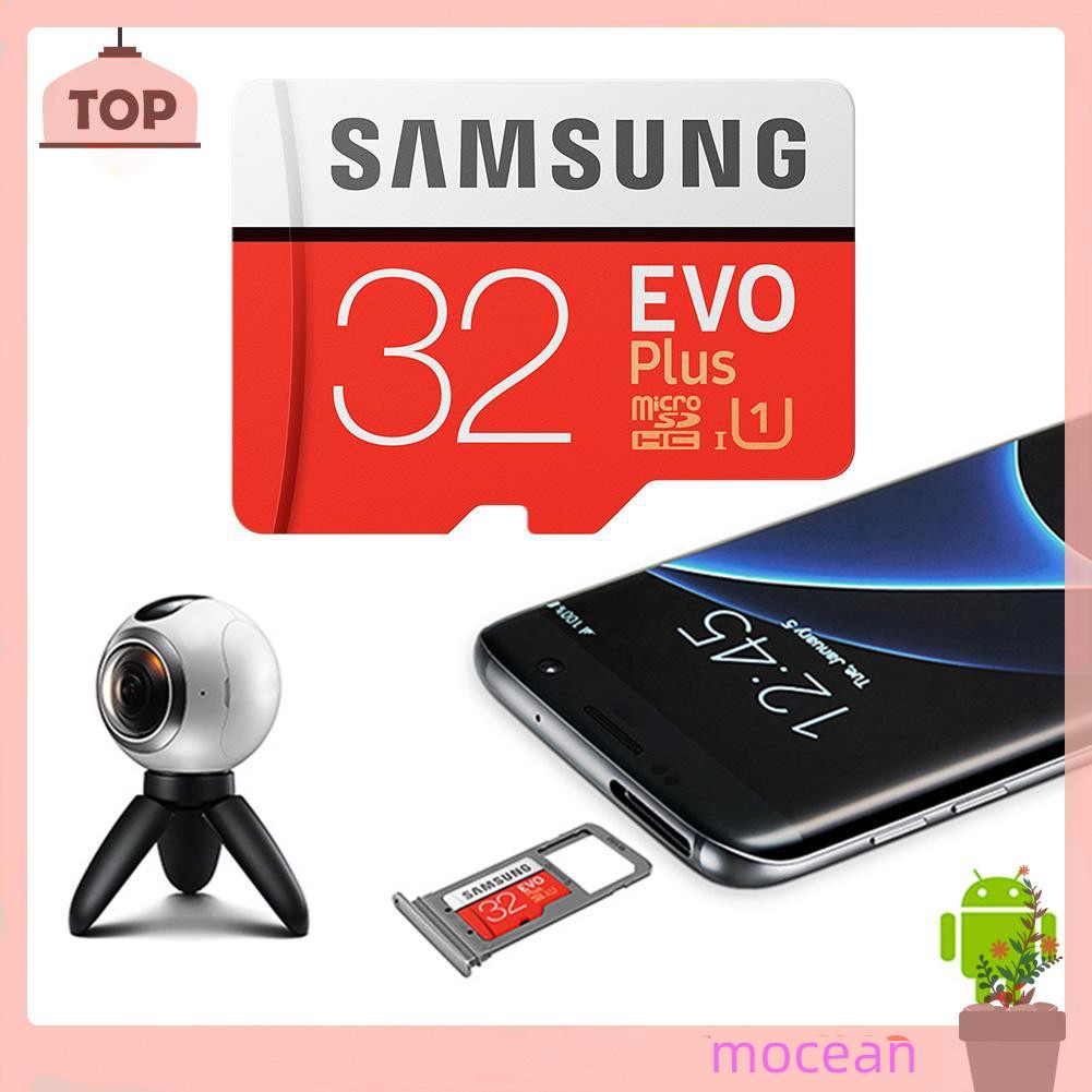 Mocean Samsung EVO+ TF Memory Card UHS-I HS 4K Micro SD Card for Phone Carcorder