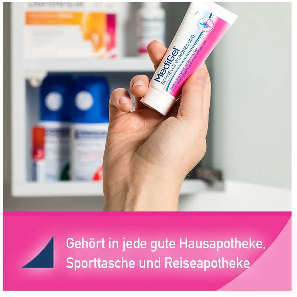 Gel làm nhanh lành vết thương, chống nhiễm trùng tránh để lại sẹo - MediGel Schnelle Wundheilung