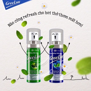 Xịt thơm miệng thảo dược Greelux