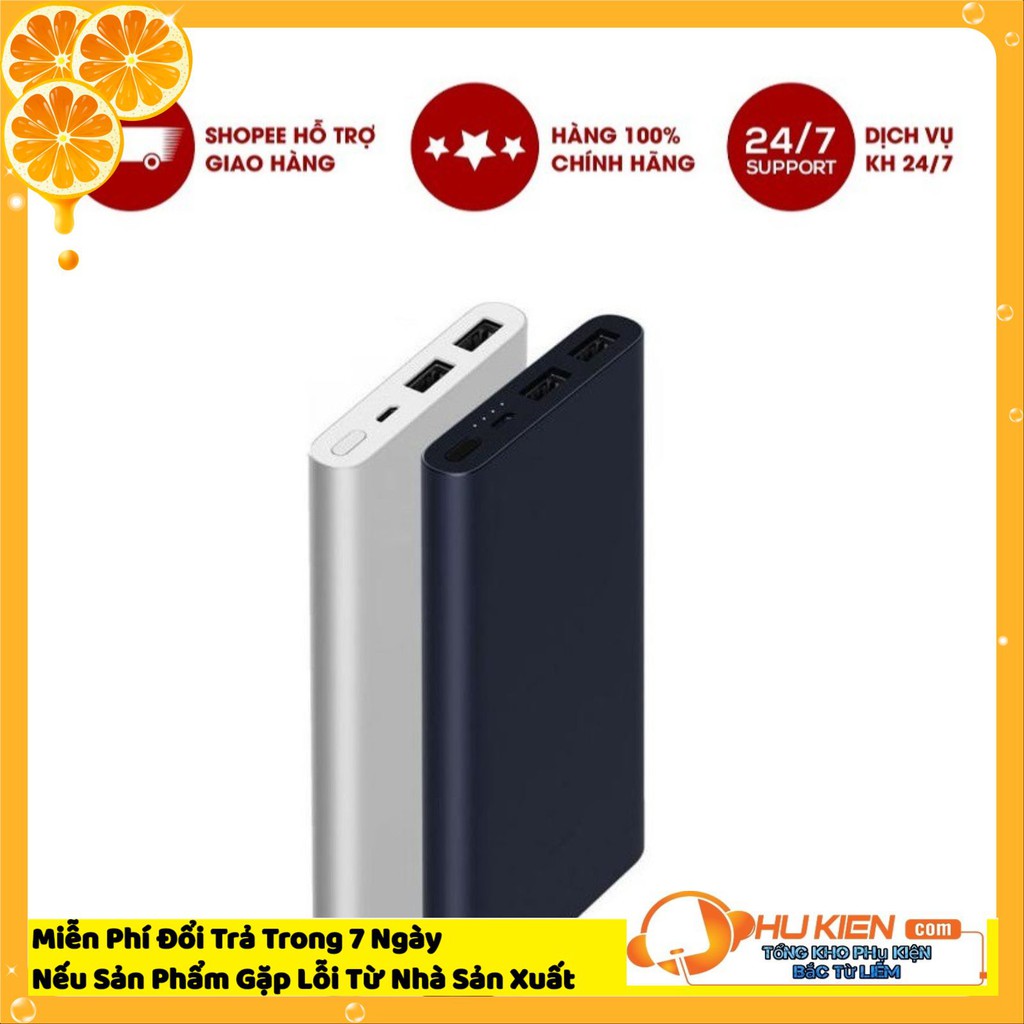 Bảo hành 99 Năm Sạc dự phòng Xiaomi 10000mAh (Full Box + Logo Xiaomi)