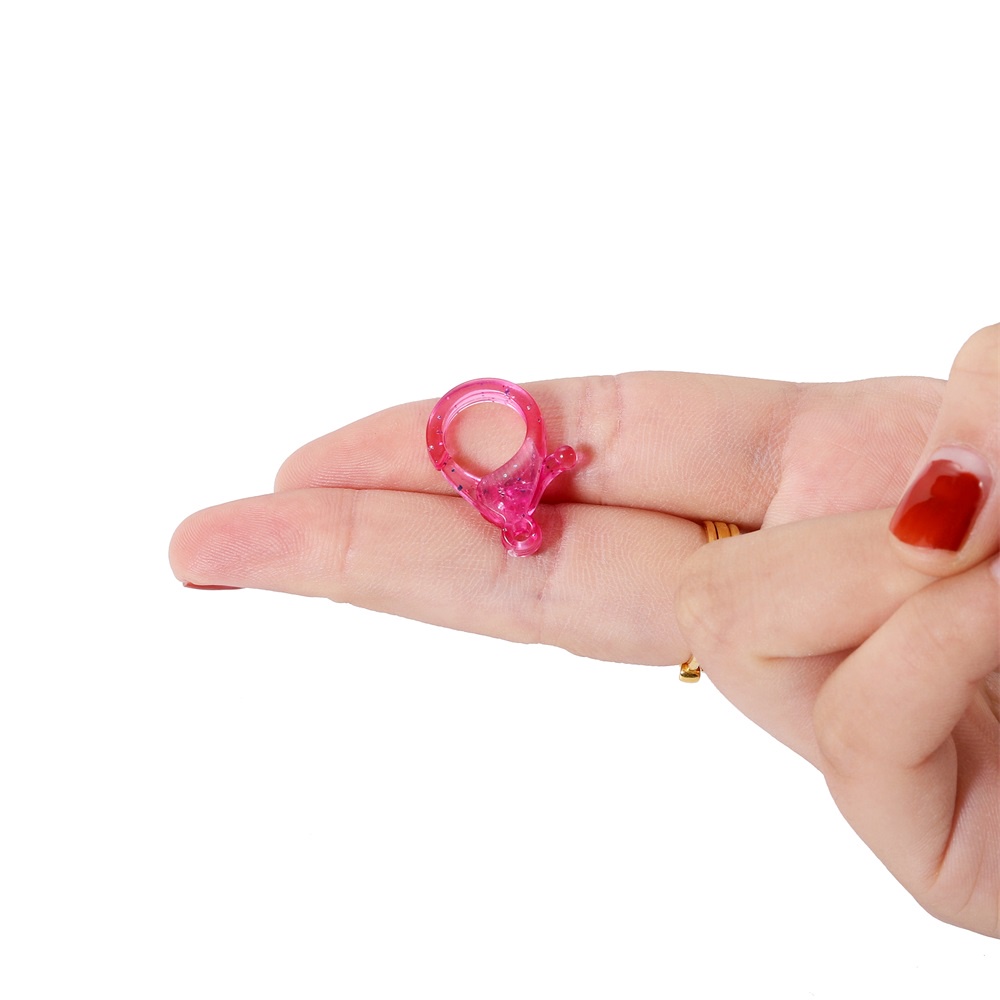 Set 30 móc nhựa St.kunkka 25x15mm nhiều màu sắc tự làm móc dây khẩu trang