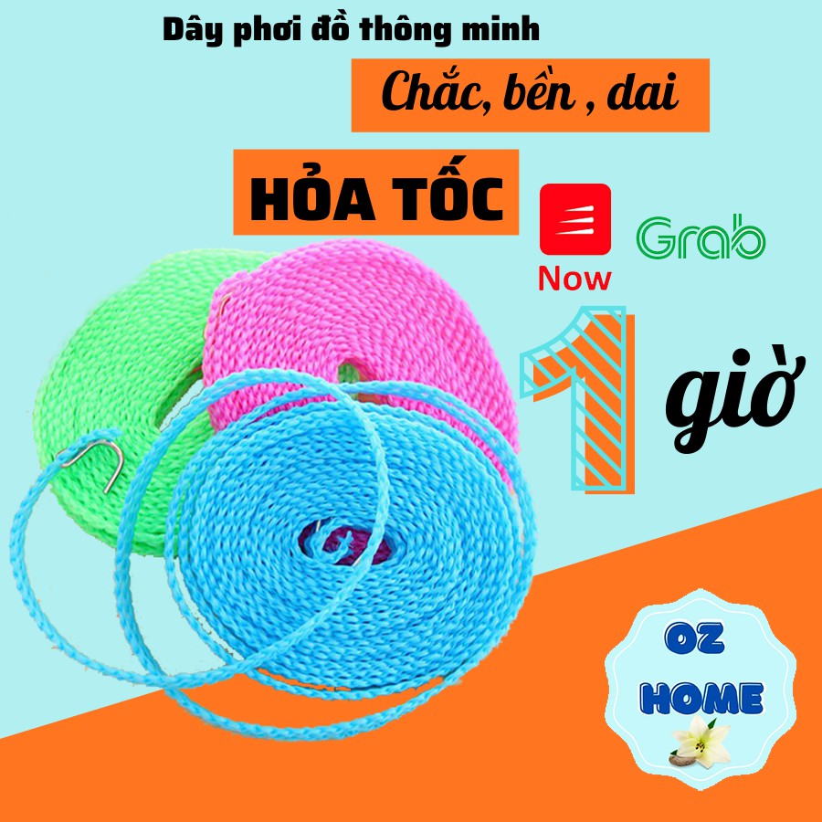 Dây phơi đồ thông minh không cần cặp