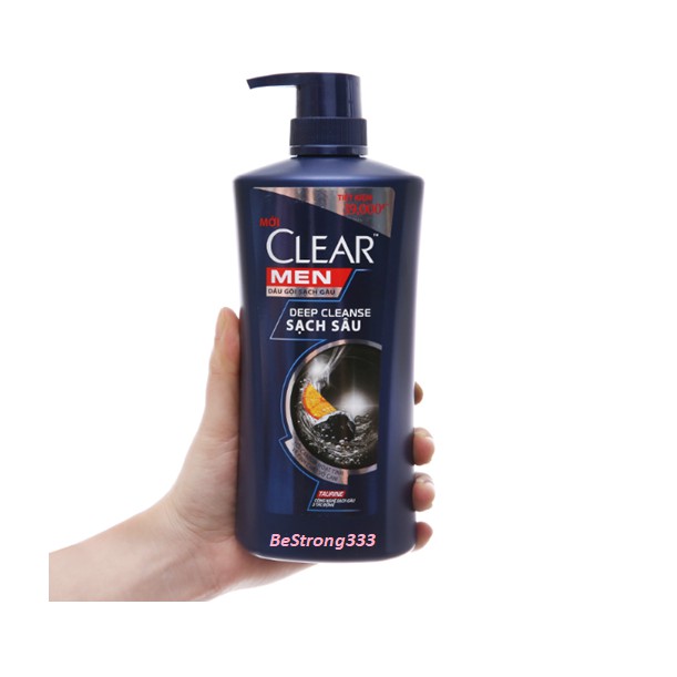 Dầu gội sạch gàu Clear Men Deep Cleanse sạch sâu 650g