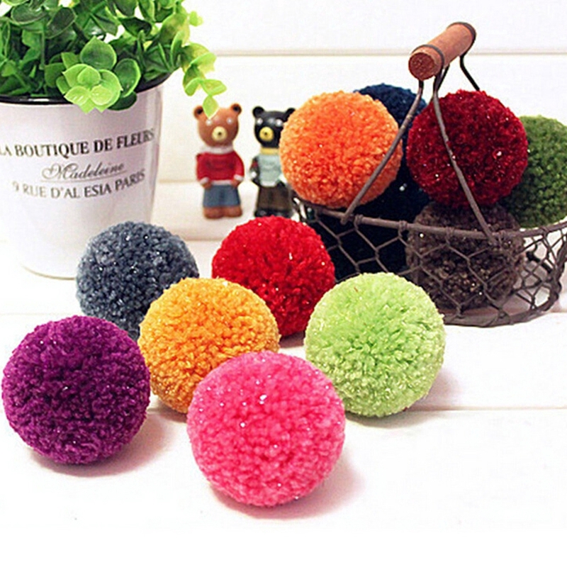 Set 8 phụ kiện làm quả bóng lông xù pompom độc đáo