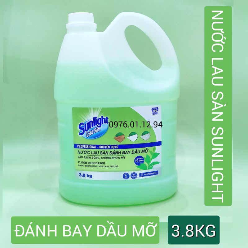 NƯỚC LAU SÀN SUNLIGHT 3.6KG/3.8KG (ĐỦ MÀU)