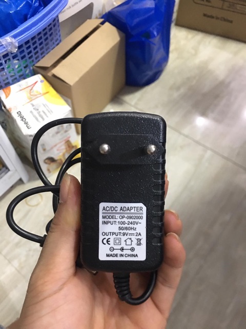 Adapter Nguồn Máy Hút Sữa 9V - 2A