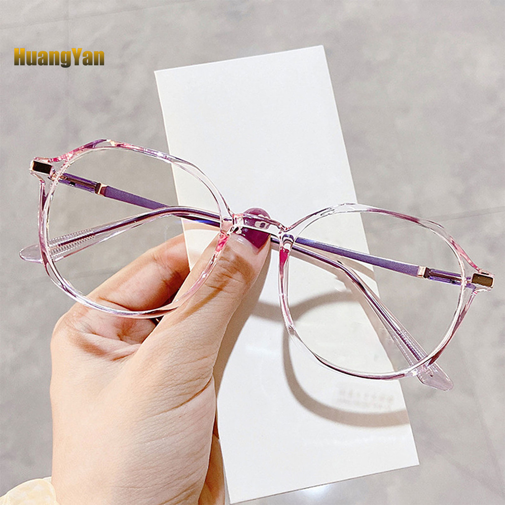 *YANJIN* Unisex Fashion Optical Glasses Anti-blue Light Simple Frame TR Flat Eyeglasses