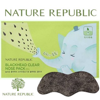 Miếng lột mụn đầu đen Nature Republic Blackhead Clear Nose Pack 1ea