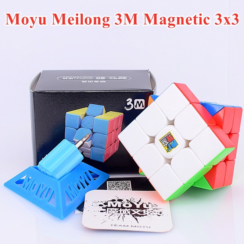 Rubik 3x3 MoYu MeiLong 3M M Series MoYu M MeiLong M Rubic 3 Tầng Nam Châm Stickerless