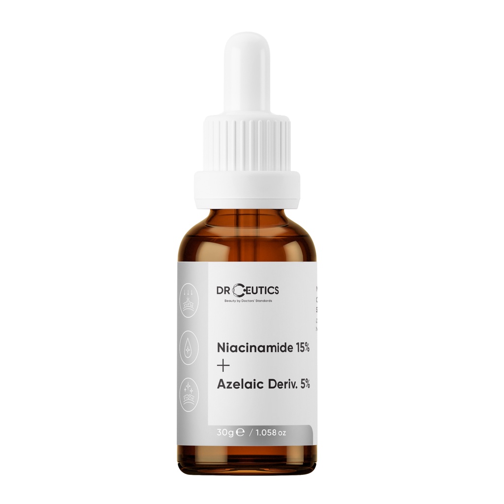 Serum Vitamin B3 15% DrCeutics - Làm Sáng, Đều Màu Da- Niacinamide 15% + Azelaic 5% Dr Ceutics