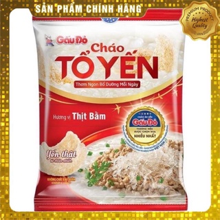 Cháo tổ yến gấu đỏ vị thịt bằm gói 50g