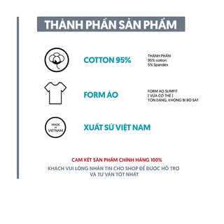 Áo thun trơn basic trắng/đen Mandinni