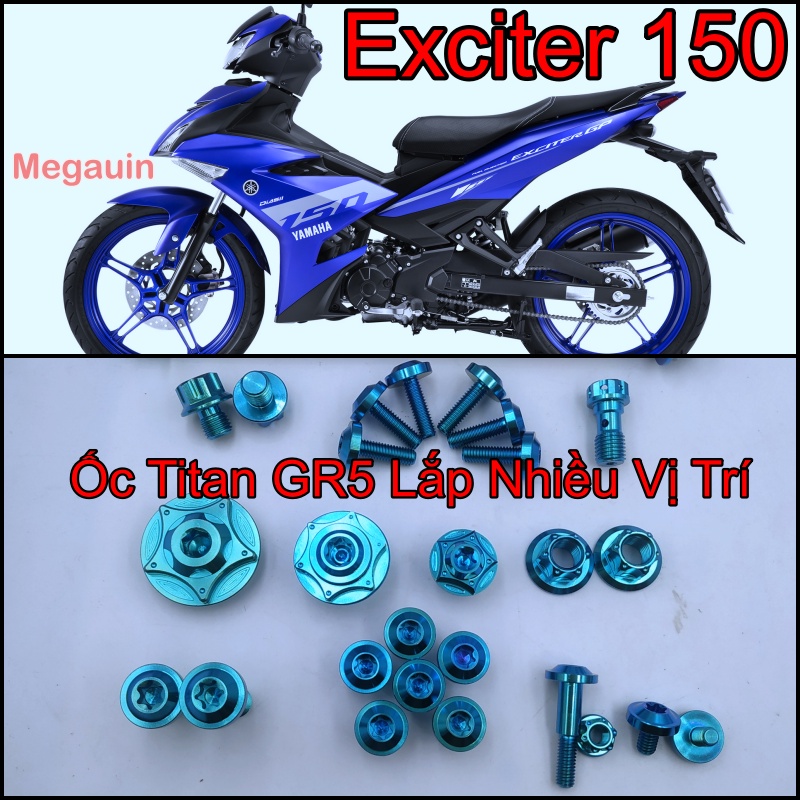 Ốc Gr5 full dàn áo Exciter 150