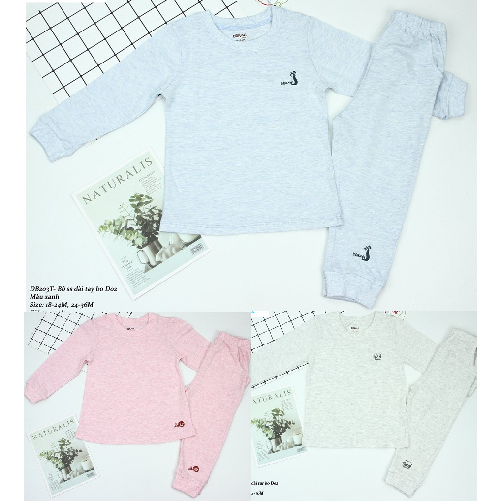 Dokma - Bộ ss dài tay bo DB203 18-36m