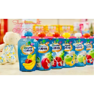 hoa quả nghiền fluto nga đủ số cho bé từ 4m