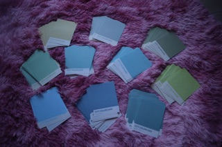 Set mix giấy note, giấy nền trang trí pantone A03