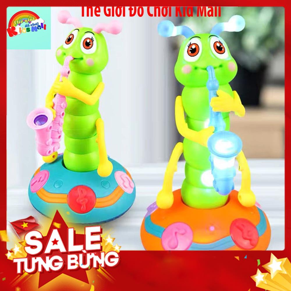 Đồ chơi trẻ em, Con sâu thổi kèn phát sáng đáng yêu dễ thương, trò chơi vui nhộn, quà tặng sinh nhật dành M45