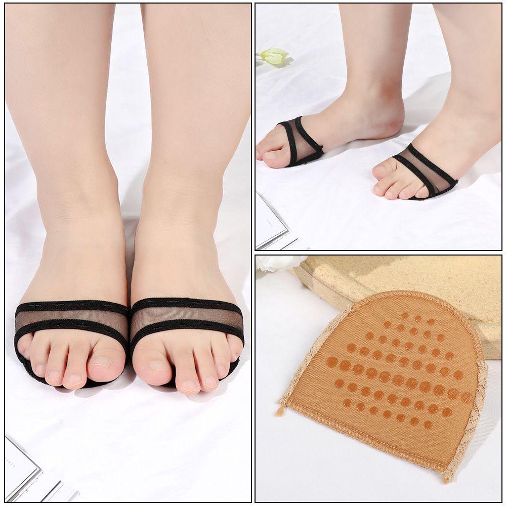1 Cặp Miếng Lót Giày Thấm Hút Mồ Hôi Chống Trượt Tiện Lợi Dành Cho Nữ