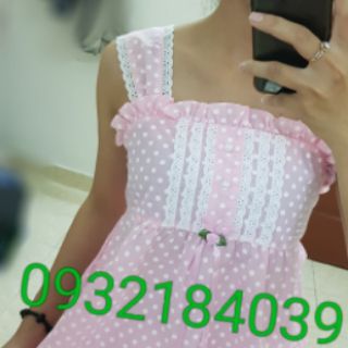 Pijama thái lan chấm bi