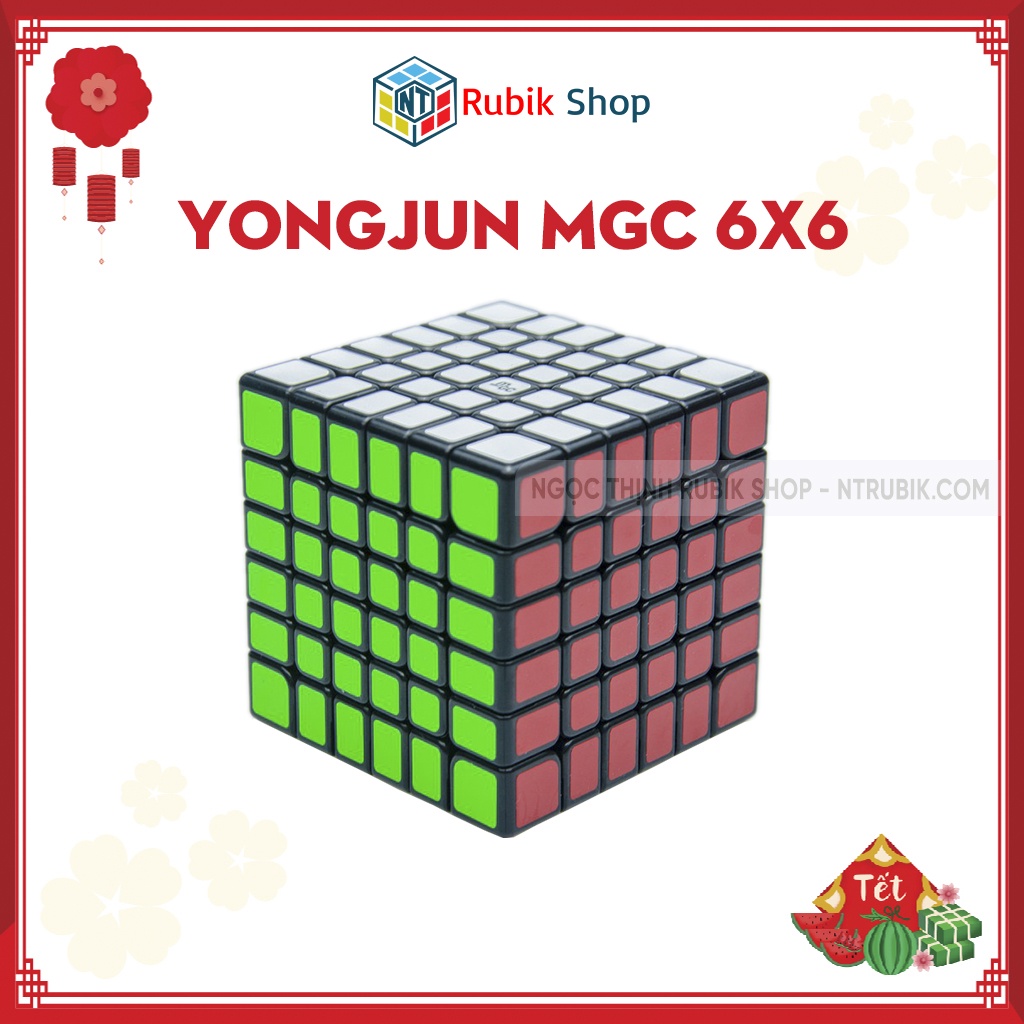 [Giá rẻ Vô Địch] Rubik 6x6x6 Cao cấp YongJun MGC Stickerless