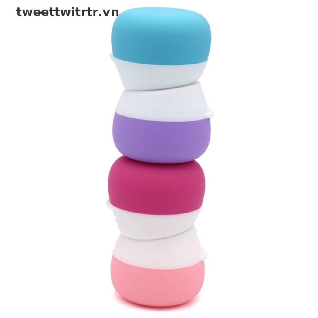 Hũ Đựng Kem / Mỹ Phẩm Bằng Silicon Dung Tích 25ml Tiện Dụng Mang Theo Du Lịch
