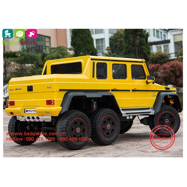 Ô tô điện trẻ em siêu sang Mercedes AMG-G63-MD318 (6 bánh, cánh mở, BH 1 năm)