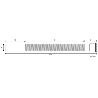 Ống xả Lavabo S-Trap SP031-80D