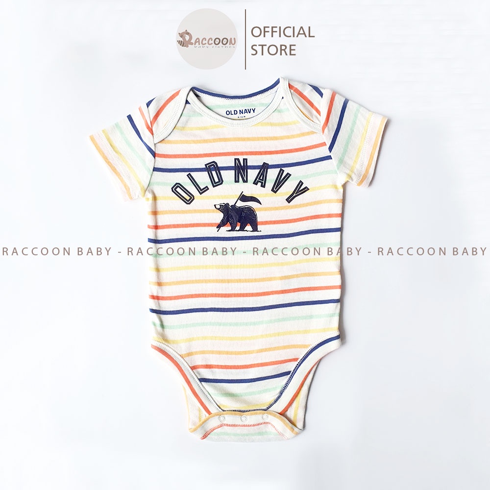 [SIZE 3-6M / 5.5-7KG] Áo tay ngắn body chip bé trai bé gái Old Navy