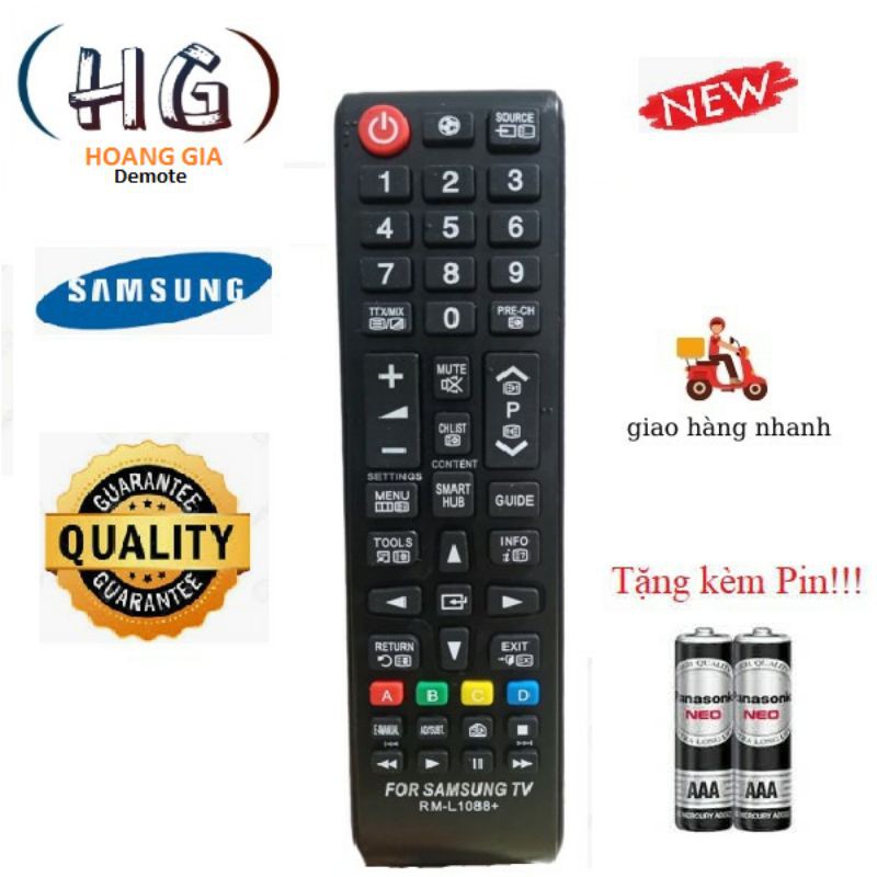 ĐIỀU KHIỂN SMART TV SAMSUNG RM-L1088+ CHẤT LƯỢNG CAO