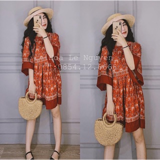 ĐẦM BABYDOLL THỔ CẨM (ẢNH THẬT CUỐI)