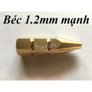 Béc rửa xe cao áp tiện chuẩn tâm CNC Đồng Thau 1.2 mm