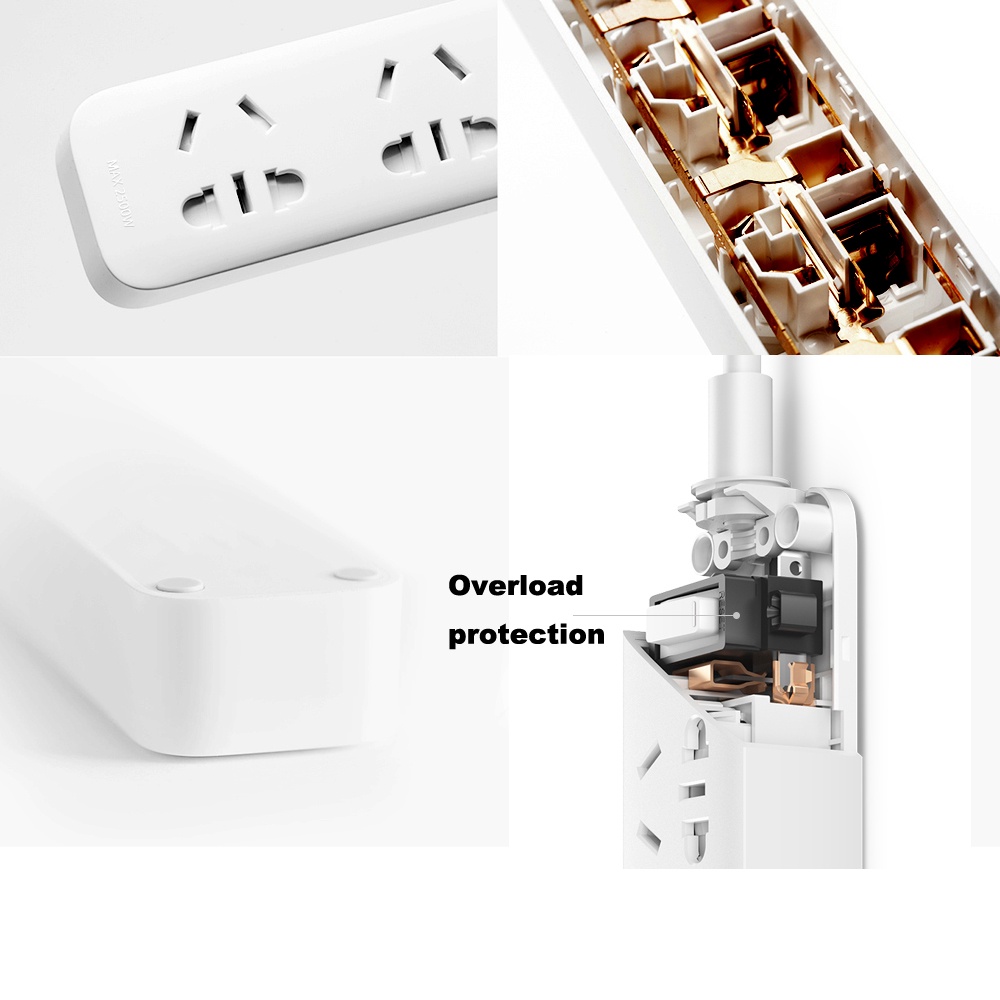 Ổ cắm điện thông minh Xiaomi Power Strip tích hợp 3 cổng sạc USB - VIETNAM ROBOTECH