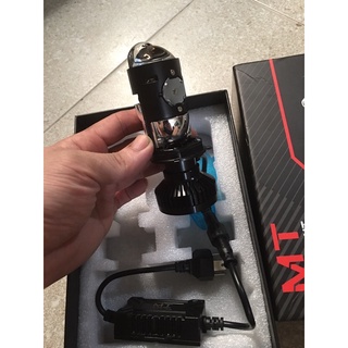 Bi led mini T3 chân H4. hàng mới bi mini đầu tiên có màn chập