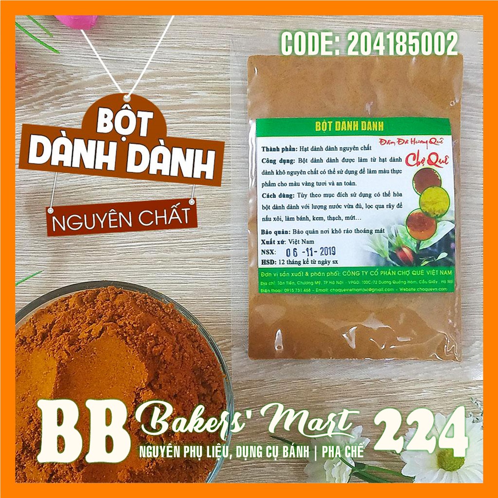 [Freeship] Bột tạo màu vàng DÀNH DÀNH - Gói 50gr