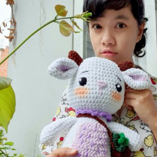 Thú len handmade - bé dê