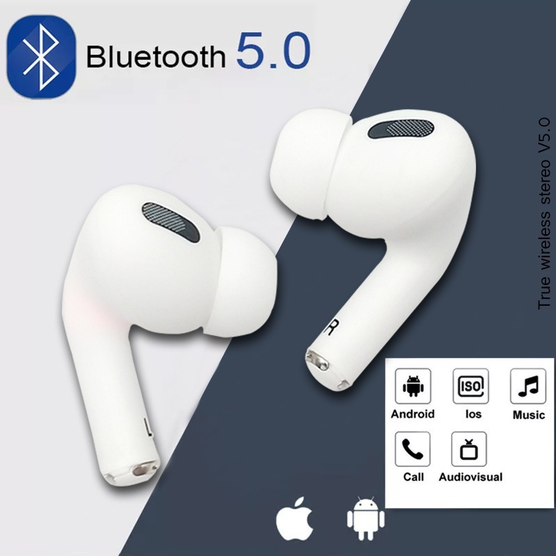 Macaron Inpods Pro Tai nghe không dây Bluetooth TWS Tai nghe cảm ứng Bluetooth 5.0 Airbuds với Mic Thích hợp cho iPhone và Android