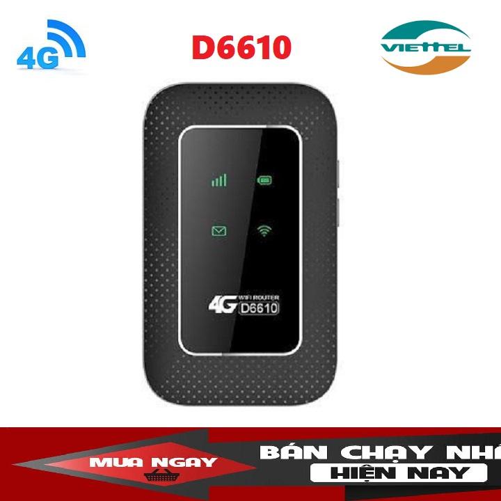 [HÀNG BÁN CHẠY] CỤC PHÁT SÓNG WIFI KHÔNG DÂY D6610 HÀNG CHUẨN VIETTEL STORE, CHÍNH HÃNG TỐC ĐỘ CAO