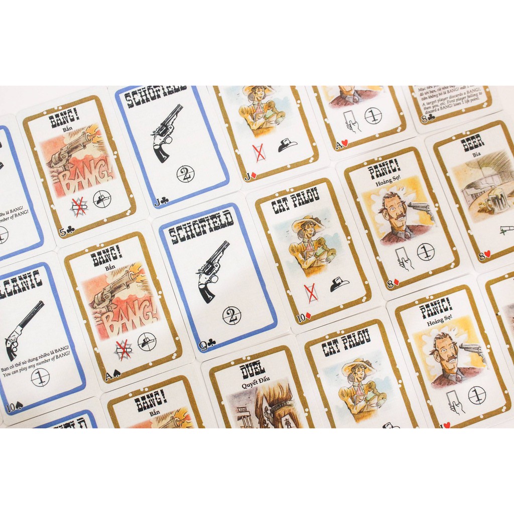BANG! : phiên bản Cơ Bản Board Game - Cuộc đấu súng miền viễn tây