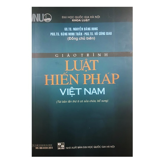 Sách - Giáo trình luật hiến pháp Việt Nam - Đại học quốc gia Hà Nội