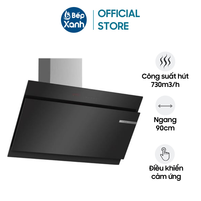 [FREESHIP HCM] Máy Hút Mùi Áp Tường Bosch DWK97JM60 - Ngang 90 cm - Cảm Biến Tự Động PerfectAir - Nhập Khẩu Đức