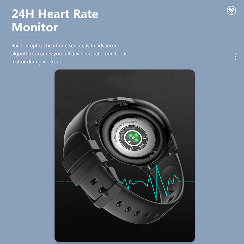 Đồng Hồ Thông Minh Kw06Pro  COBRAFLY 1.28 Inch Chống Thấm Nước Ip68 Theo Dõi Sức Khỏe Kèm Phụ Kiện