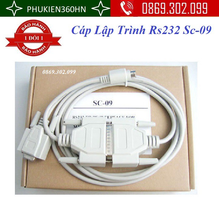 Cáp Lập Trình Rs232 Sc-09 Cho Plc Fx/A