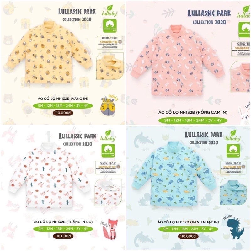 Xả hàng/ Áo Lullaby cổ 3 phân
