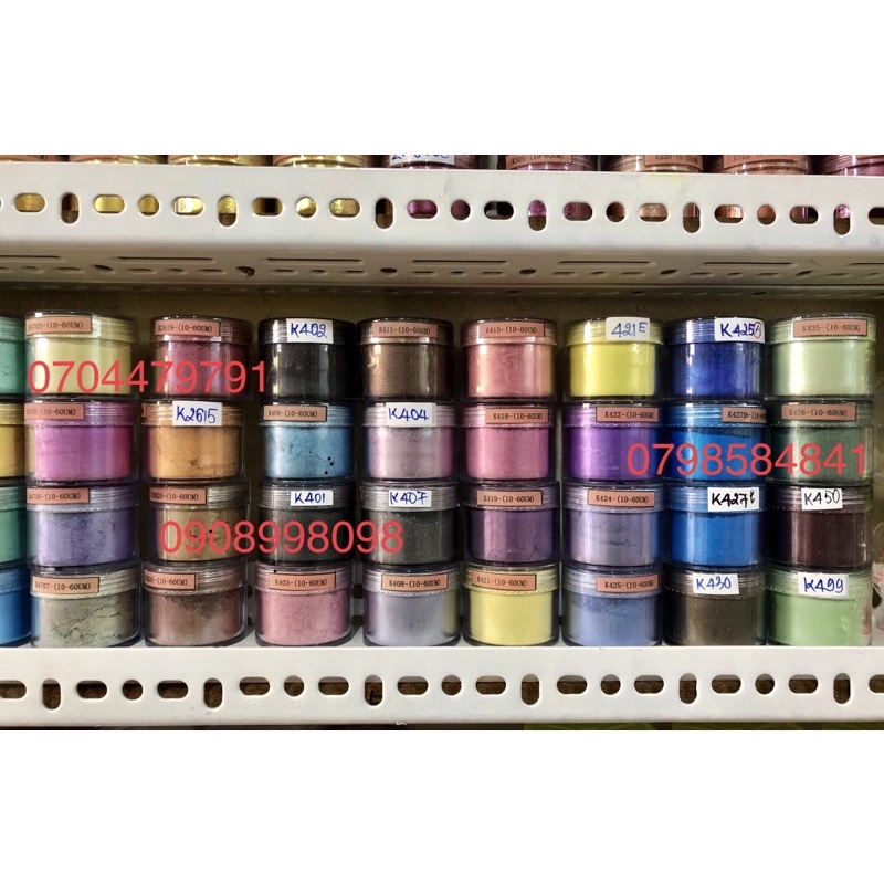 100gr Bột màu nhủ metalic