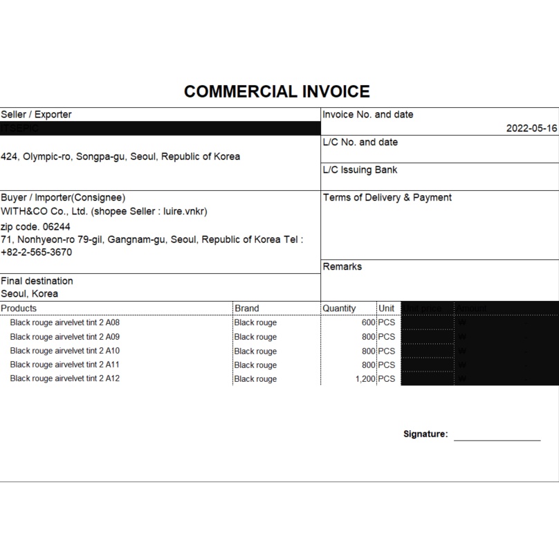 Son kem lì Black Rouge Air Fit Velvet Tint 2, 5, 6/Cream Matt Rouge 4g