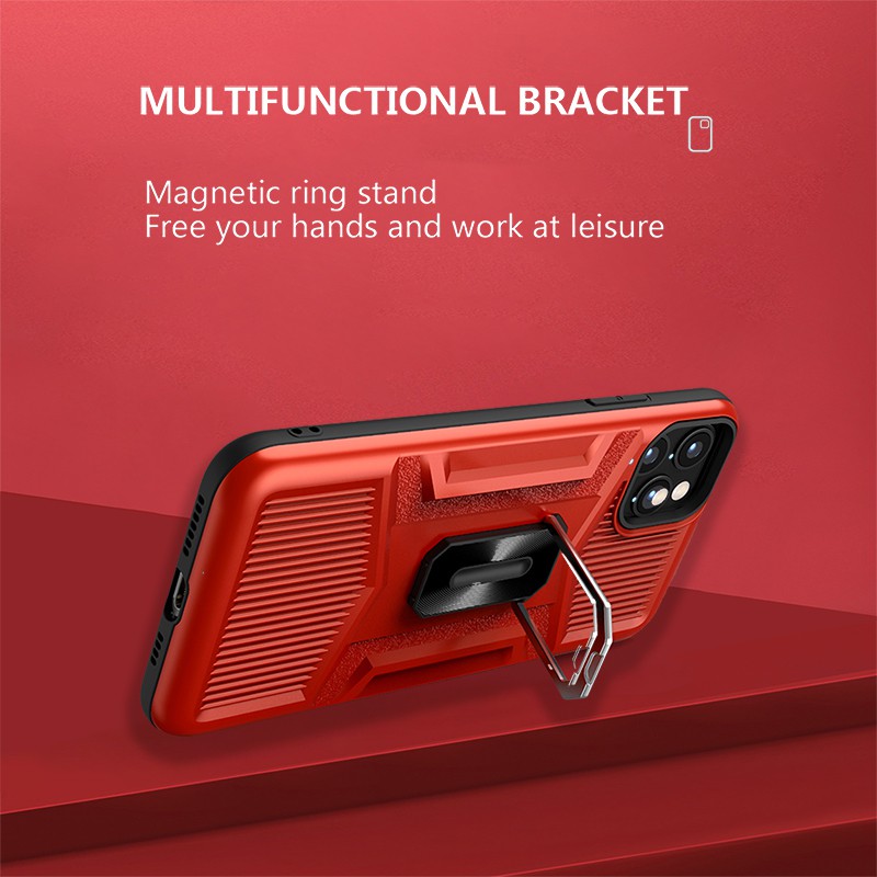 Suitable for oppo reno5-4G mobile phone case reno2z full package anti falling cover realme 5 tide realme c3 men's personality creativity realme c3 new realme 5 soft silicone anti falling high grade with ring magnet