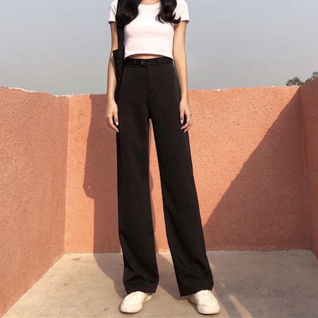Quần tay ống rộng ngẫu nhiên