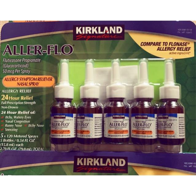 Chai xịt mũi Kirkland Aller-flo
