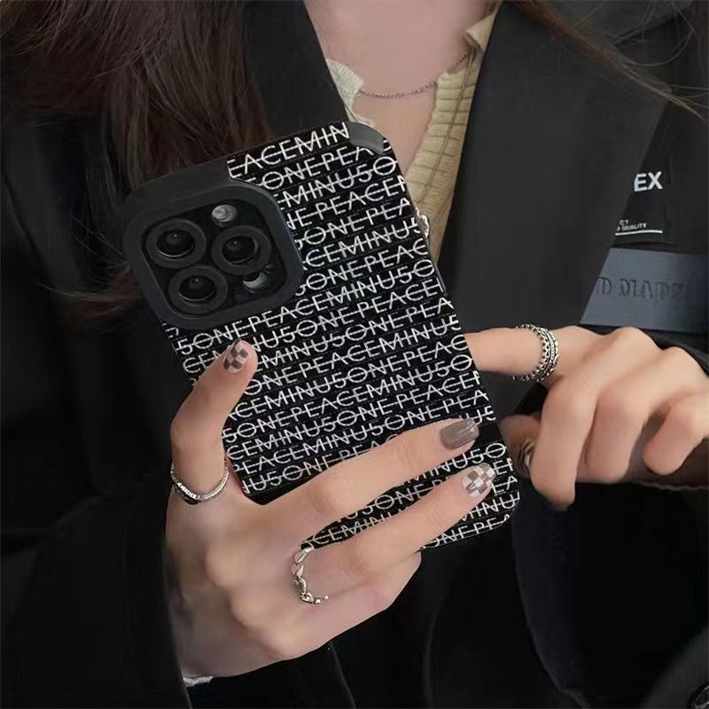 Ốp Điện Thoại Da Cừu Mềm In Chữ Tiếng Anh Cho iphone 6 / 7 / 8plus / X / XR / XSMAX / 11 / 12 / 13 / 14 pro max