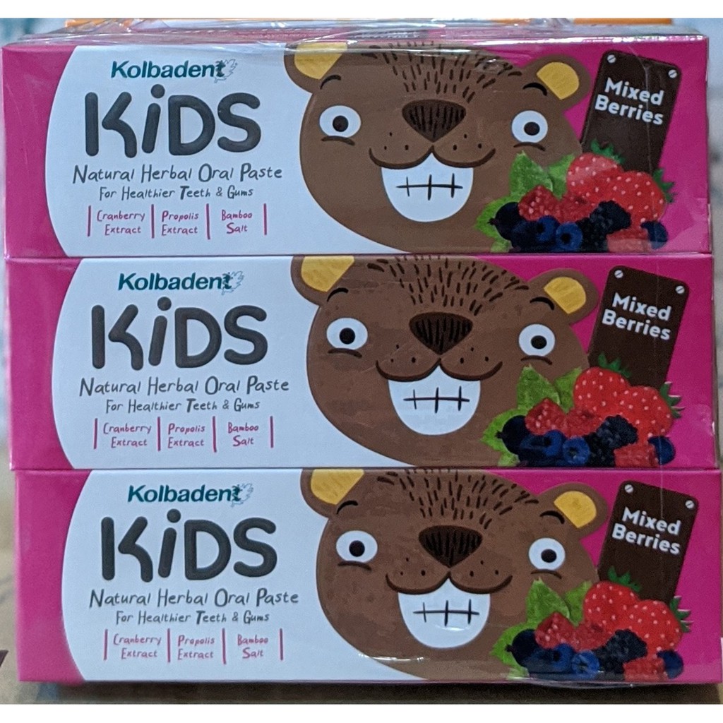 Kem đánh răng trẻ em Kolbadent Kids